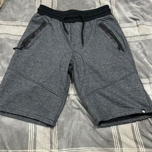 Grey/Black Athletic Shorts